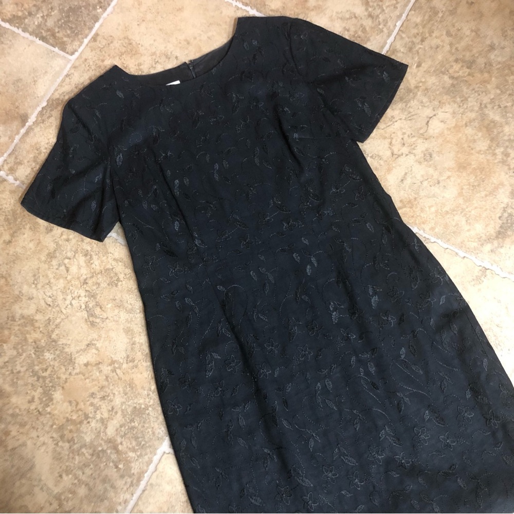 Talbots ▪️Black▪️ Sheath Dress With Decorative Details - Size 1️⃣2️⃣